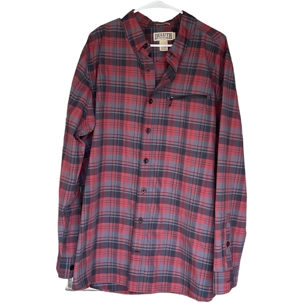 - DULUTH TRADING CO. MENS UNTUCKED SHIRT SIZE XL TALL